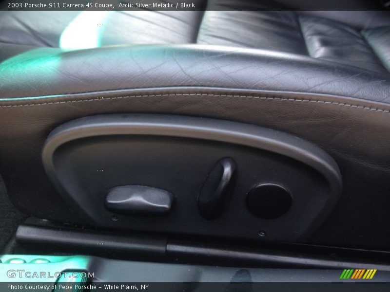 Arctic Silver Metallic / Black 2003 Porsche 911 Carrera 4S Coupe