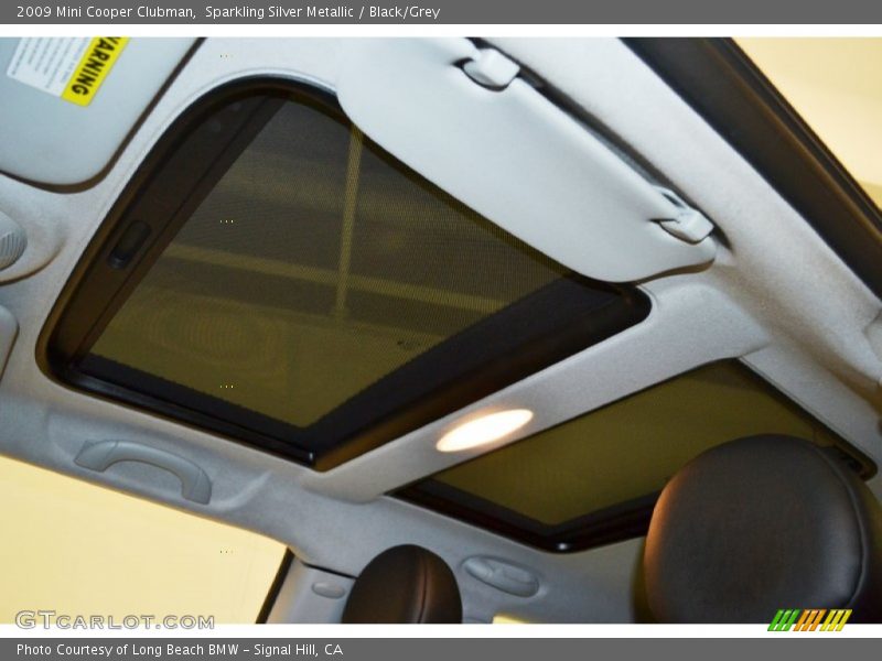 Sparkling Silver Metallic / Black/Grey 2009 Mini Cooper Clubman