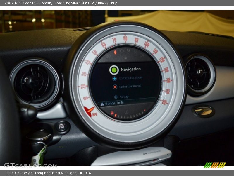 Sparkling Silver Metallic / Black/Grey 2009 Mini Cooper Clubman
