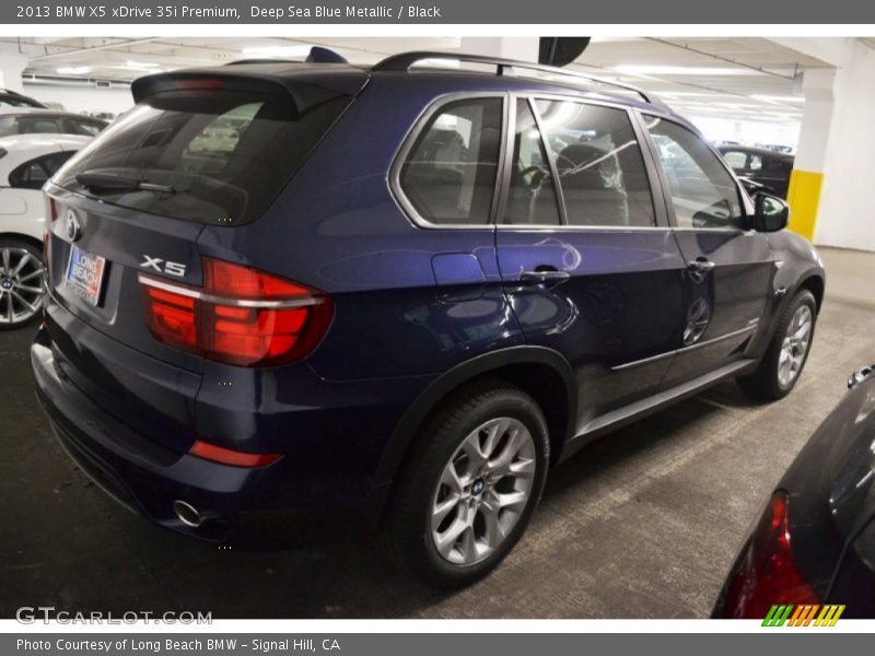Deep Sea Blue Metallic / Black 2013 BMW X5 xDrive 35i Premium