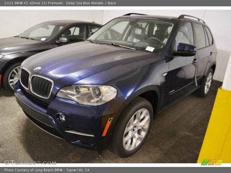 Deep Sea Blue Metallic / Black 2013 BMW X5 xDrive 35i Premium