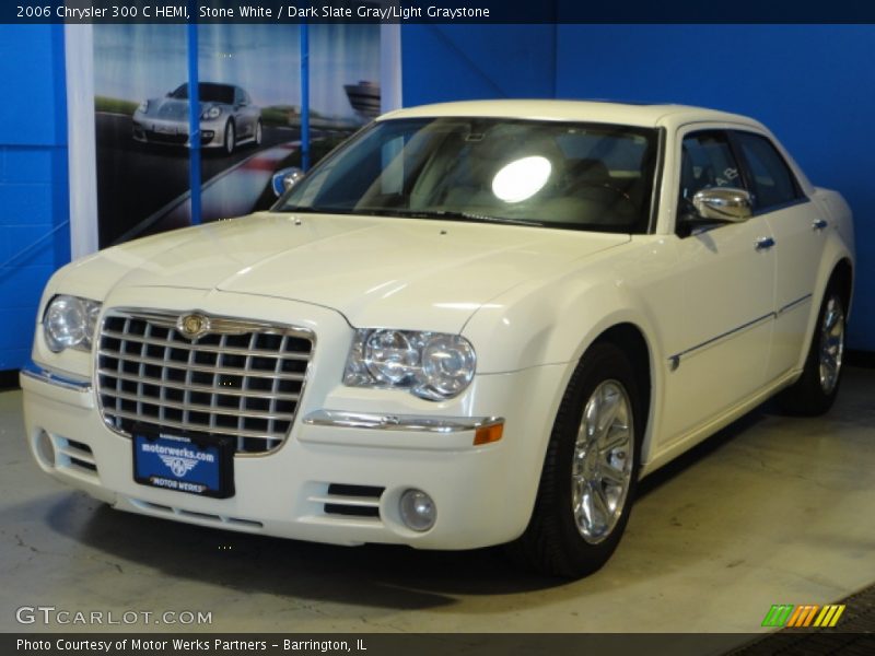 Stone White / Dark Slate Gray/Light Graystone 2006 Chrysler 300 C HEMI