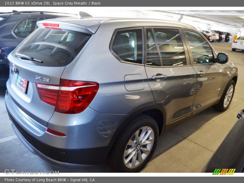 Space Gray Metallic / Black 2013 BMW X3 xDrive 28i