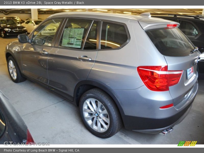 Space Gray Metallic / Black 2013 BMW X3 xDrive 28i