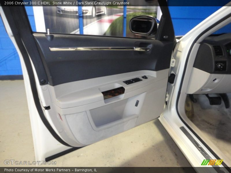 Stone White / Dark Slate Gray/Light Graystone 2006 Chrysler 300 C HEMI