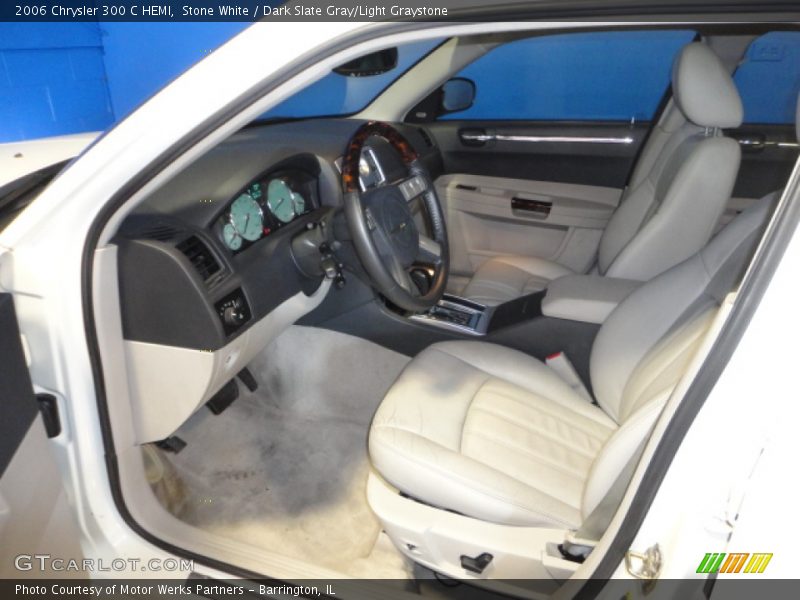 Stone White / Dark Slate Gray/Light Graystone 2006 Chrysler 300 C HEMI