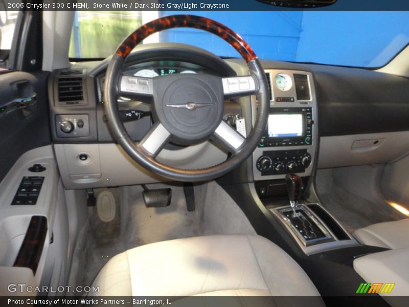 Stone White / Dark Slate Gray/Light Graystone 2006 Chrysler 300 C HEMI