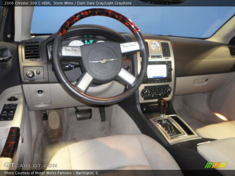 Stone White / Dark Slate Gray/Light Graystone 2006 Chrysler 300 C HEMI