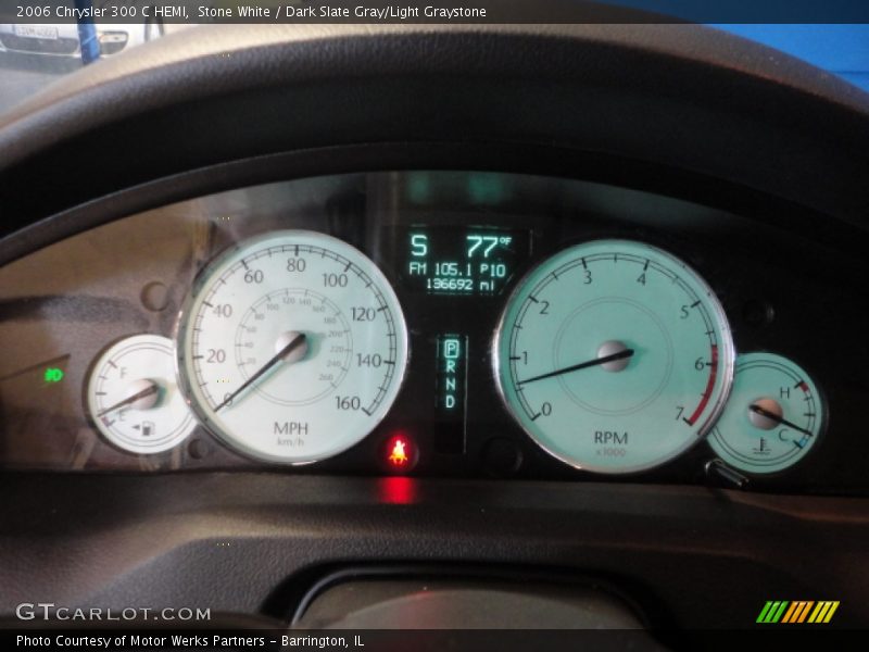 Stone White / Dark Slate Gray/Light Graystone 2006 Chrysler 300 C HEMI