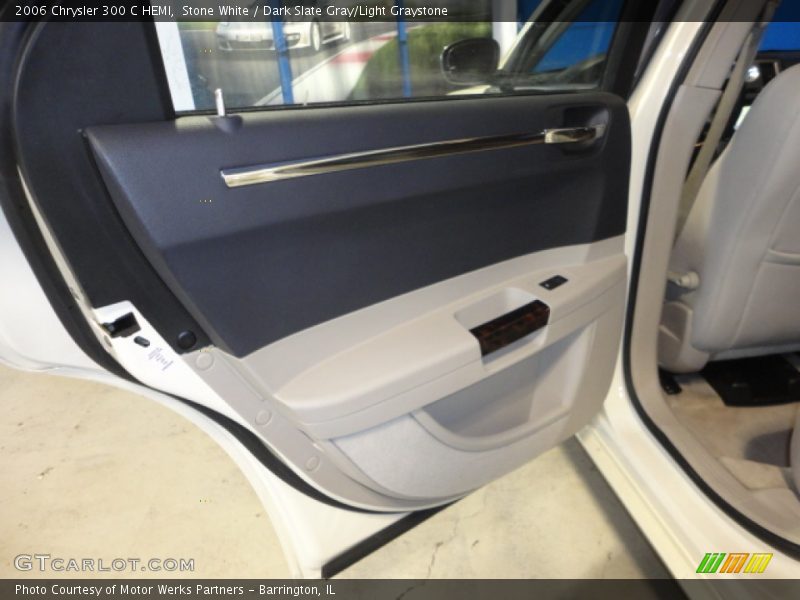 Stone White / Dark Slate Gray/Light Graystone 2006 Chrysler 300 C HEMI