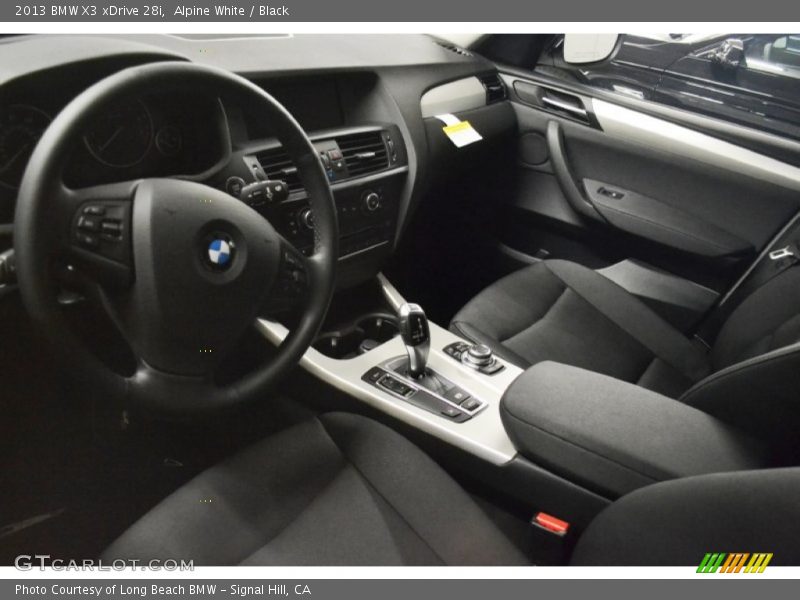 Alpine White / Black 2013 BMW X3 xDrive 28i