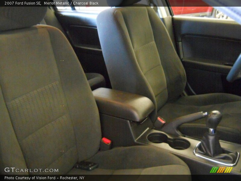 Merlot Metallic / Charcoal Black 2007 Ford Fusion SE