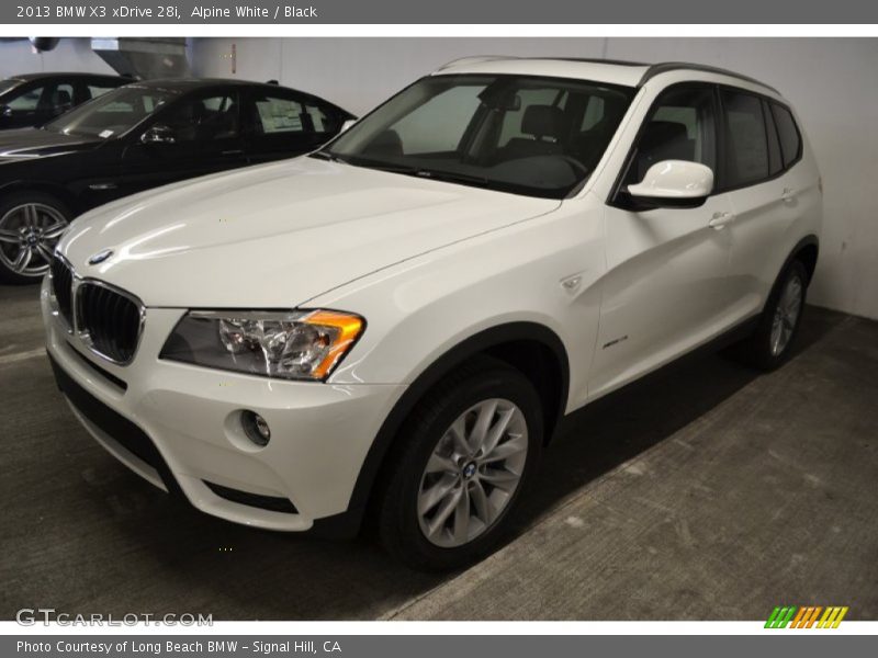 Alpine White / Black 2013 BMW X3 xDrive 28i