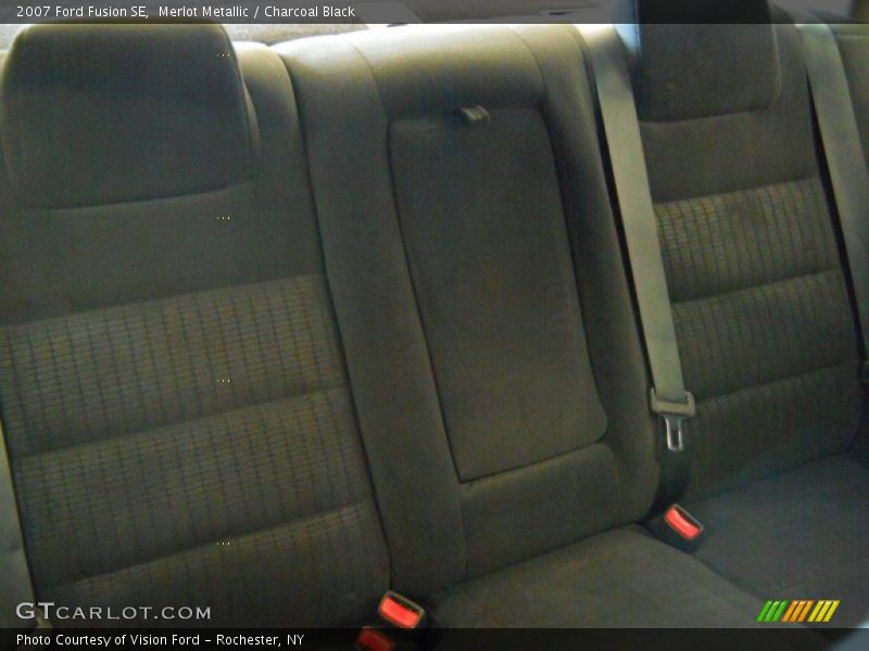 Merlot Metallic / Charcoal Black 2007 Ford Fusion SE