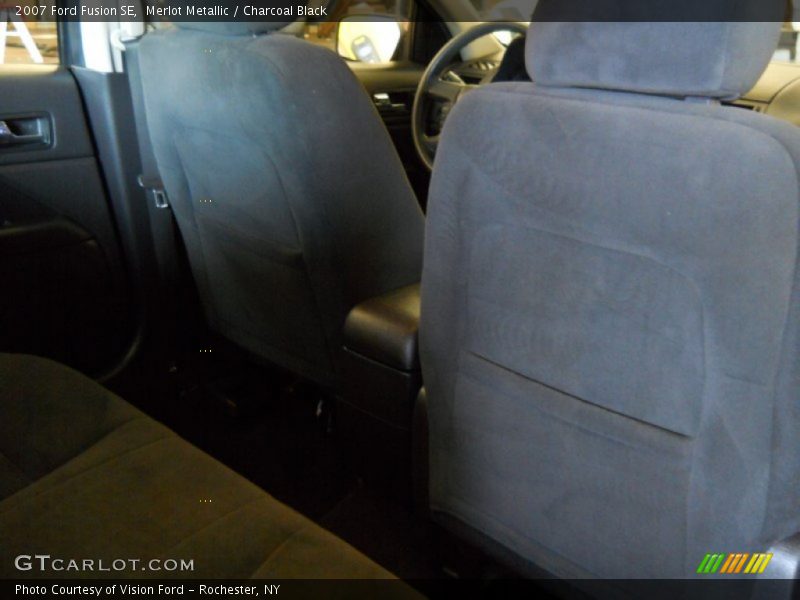 Merlot Metallic / Charcoal Black 2007 Ford Fusion SE