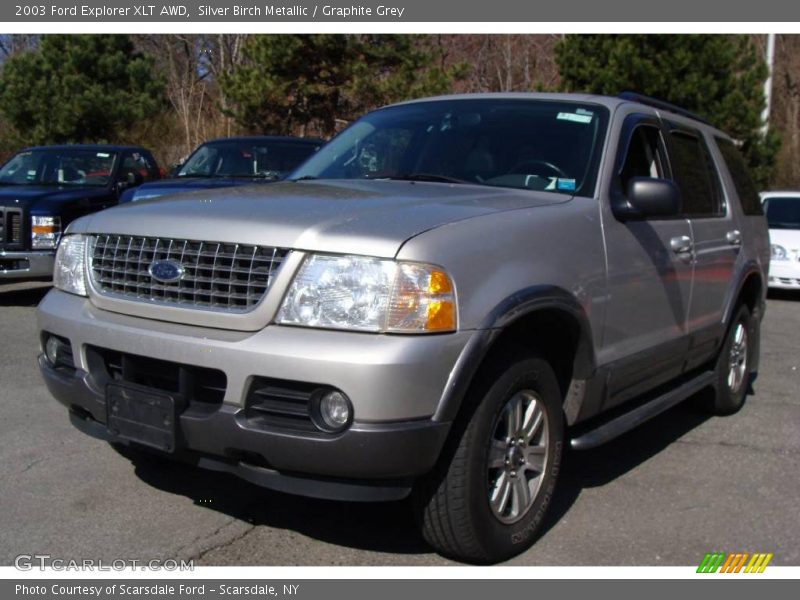 Silver Birch Metallic / Graphite Grey 2003 Ford Explorer XLT AWD