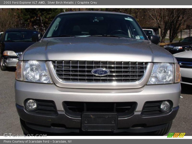 Silver Birch Metallic / Graphite Grey 2003 Ford Explorer XLT AWD