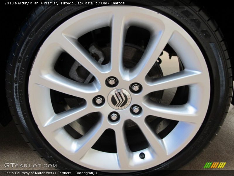 Tuxedo Black Metallic / Dark Charcoal 2010 Mercury Milan I4 Premier