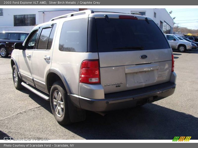 Silver Birch Metallic / Graphite Grey 2003 Ford Explorer XLT AWD