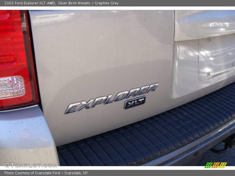Silver Birch Metallic / Graphite Grey 2003 Ford Explorer XLT AWD