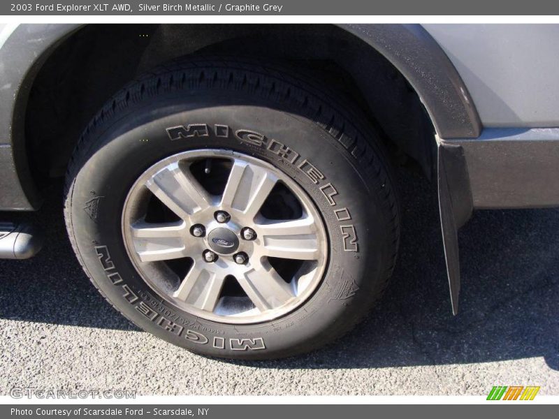 Silver Birch Metallic / Graphite Grey 2003 Ford Explorer XLT AWD