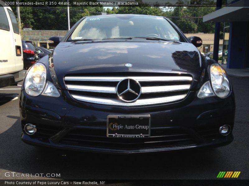 Majestic Black Metallic / Macadamia 2008 Mercedes-Benz R 350 4Matic