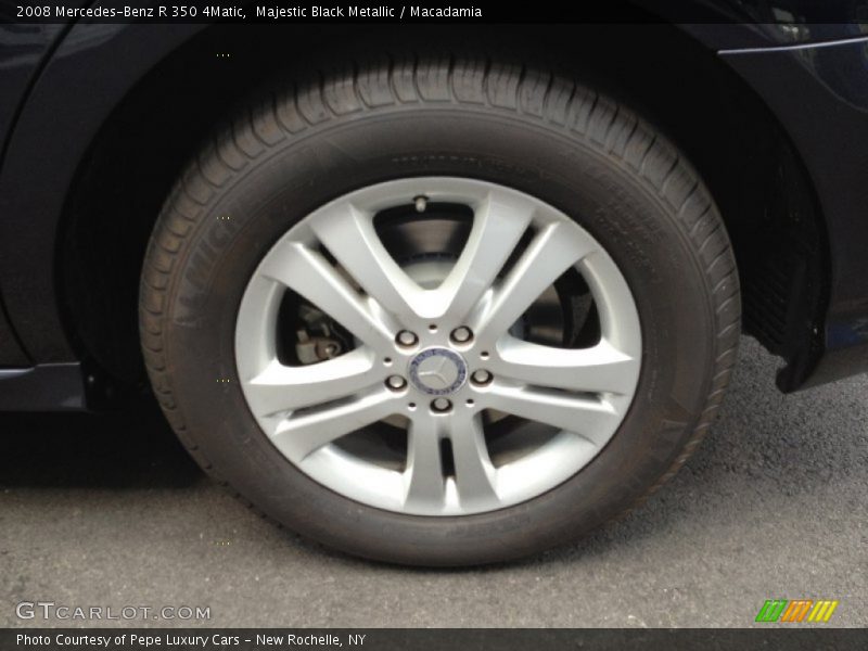 Majestic Black Metallic / Macadamia 2008 Mercedes-Benz R 350 4Matic