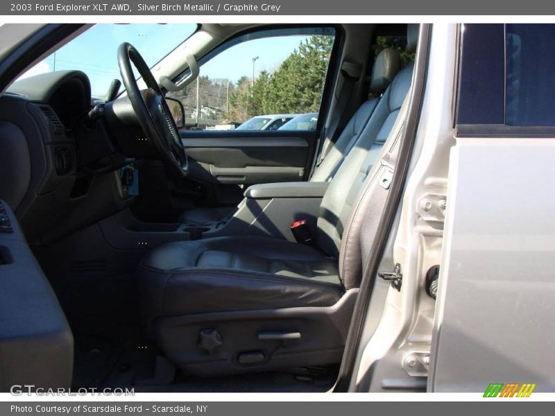 Silver Birch Metallic / Graphite Grey 2003 Ford Explorer XLT AWD