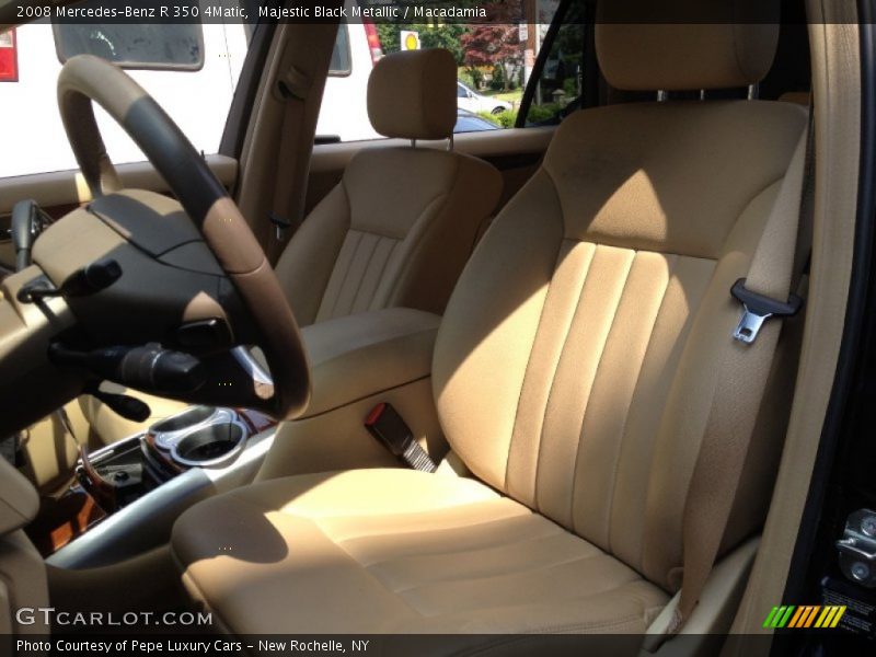Majestic Black Metallic / Macadamia 2008 Mercedes-Benz R 350 4Matic