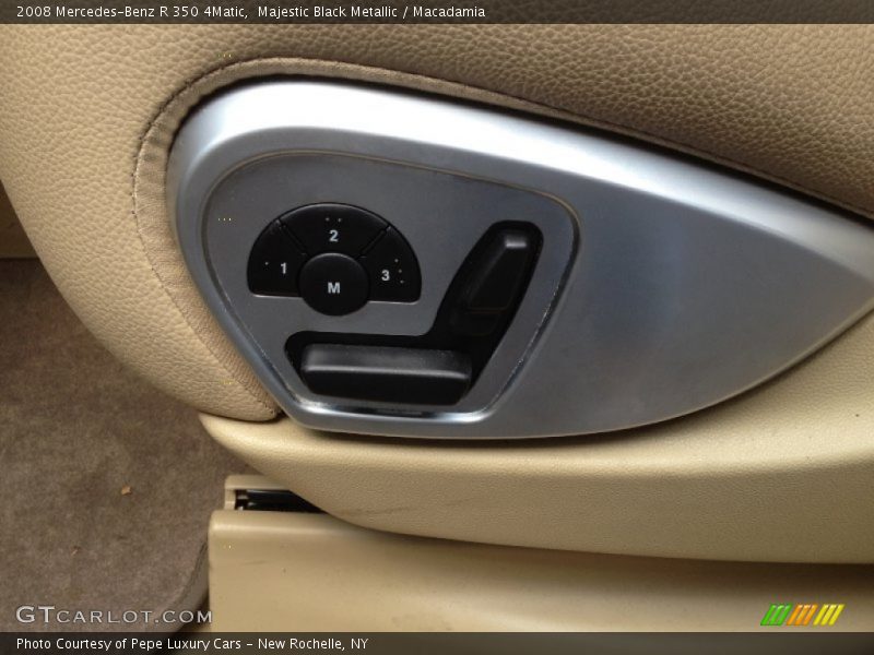Majestic Black Metallic / Macadamia 2008 Mercedes-Benz R 350 4Matic