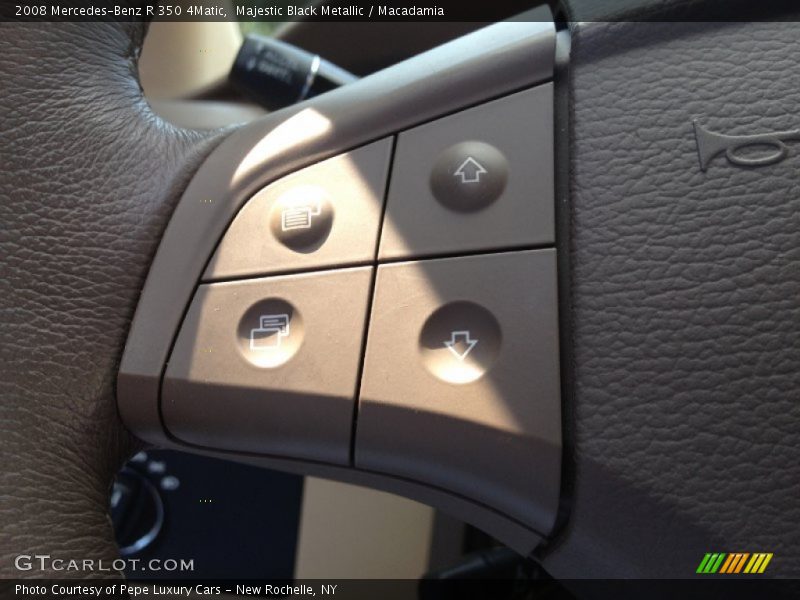 Majestic Black Metallic / Macadamia 2008 Mercedes-Benz R 350 4Matic