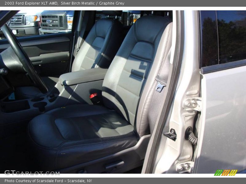 Silver Birch Metallic / Graphite Grey 2003 Ford Explorer XLT AWD