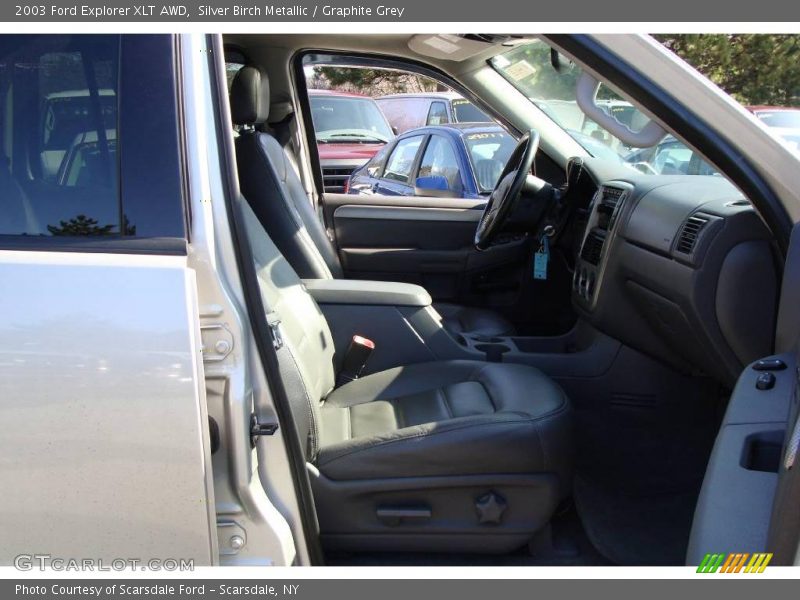 Silver Birch Metallic / Graphite Grey 2003 Ford Explorer XLT AWD