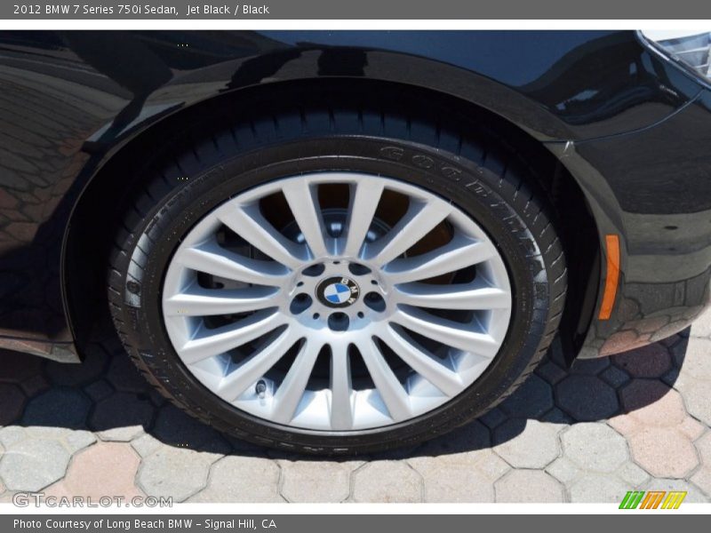 Jet Black / Black 2012 BMW 7 Series 750i Sedan