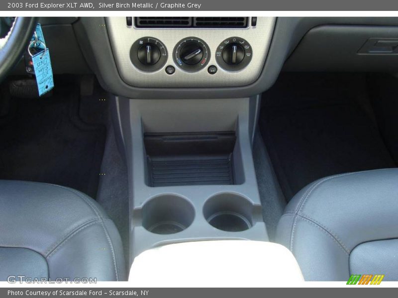 Silver Birch Metallic / Graphite Grey 2003 Ford Explorer XLT AWD