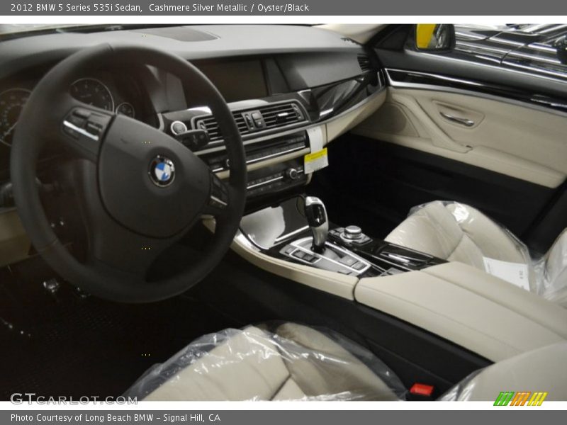 Cashmere Silver Metallic / Oyster/Black 2012 BMW 5 Series 535i Sedan