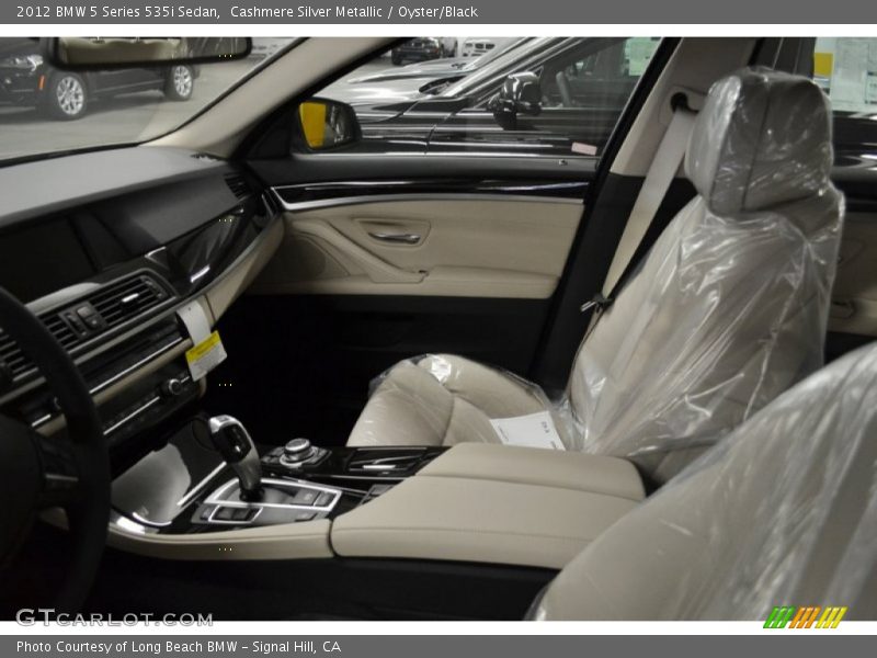 Cashmere Silver Metallic / Oyster/Black 2012 BMW 5 Series 535i Sedan