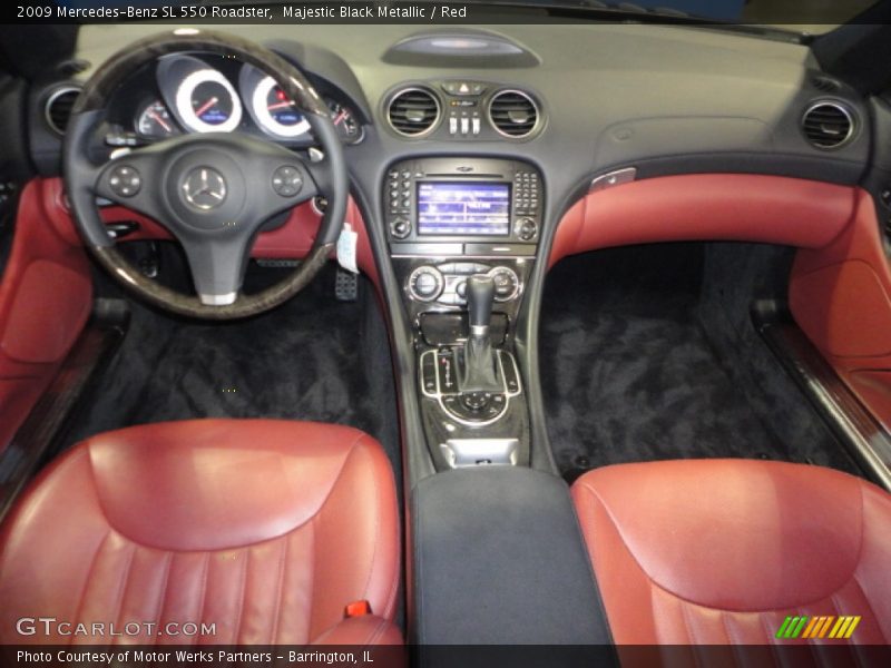 Dashboard of 2009 SL 550 Roadster
