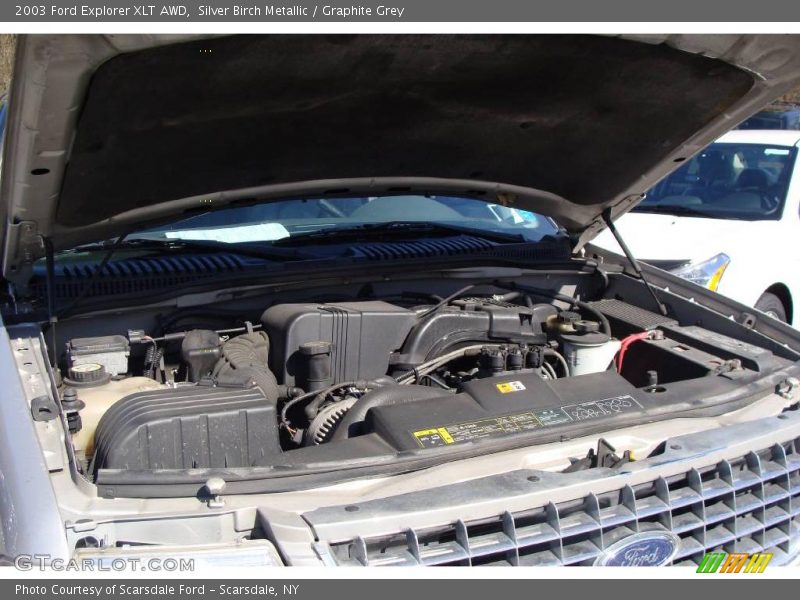 Silver Birch Metallic / Graphite Grey 2003 Ford Explorer XLT AWD