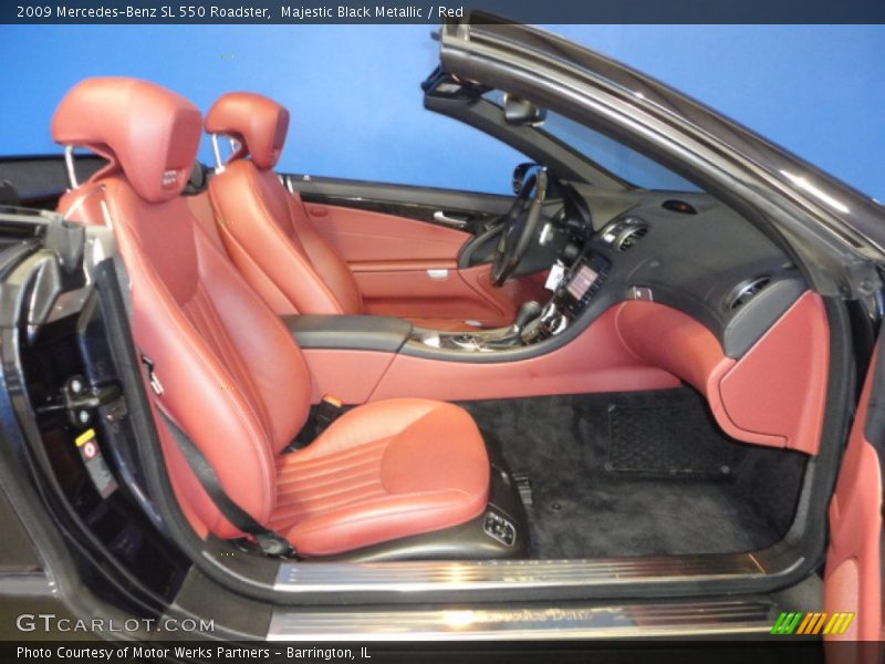  2009 SL 550 Roadster Red Interior