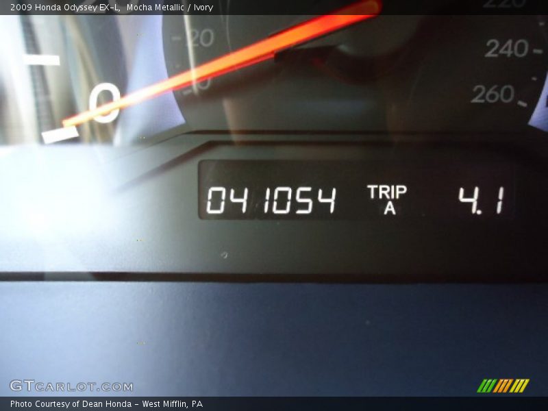 Mocha Metallic / Ivory 2009 Honda Odyssey EX-L