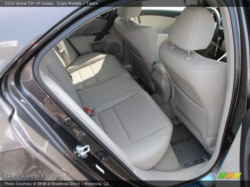 Grigio Metallic / Taupe 2010 Acura TSX V6 Sedan