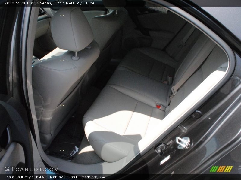 Grigio Metallic / Taupe 2010 Acura TSX V6 Sedan