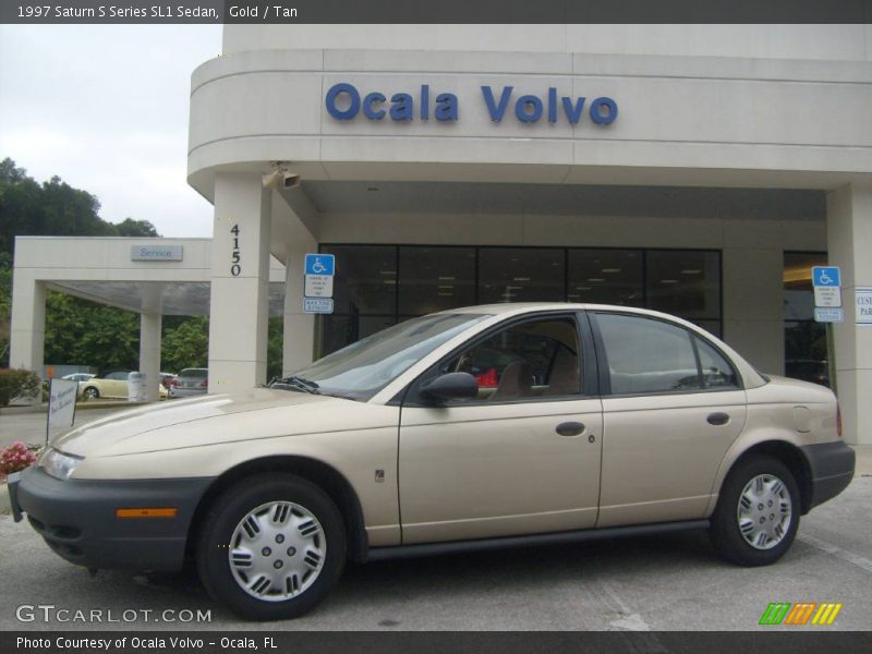 Gold / Tan 1997 Saturn S Series SL1 Sedan