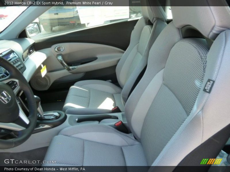 Front Seat of 2012 CR-Z EX Sport Hybrid