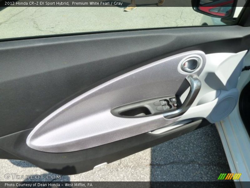 Premium White Pearl / Gray 2012 Honda CR-Z EX Sport Hybrid