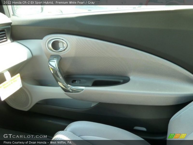 Premium White Pearl / Gray 2012 Honda CR-Z EX Sport Hybrid