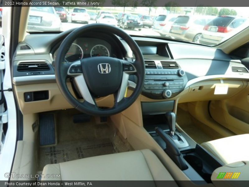 Taffeta White / Ivory 2012 Honda Accord SE Sedan