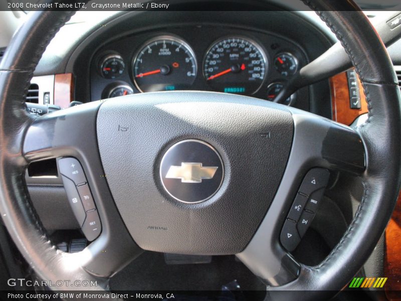 Graystone Metallic / Ebony 2008 Chevrolet Tahoe LTZ