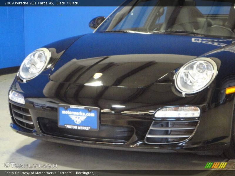 Black / Black 2009 Porsche 911 Targa 4S